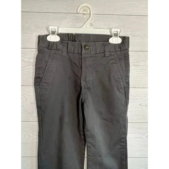 Chaps boys Approved Schoolwear gray pants Size 8 - Picture 3 of 6